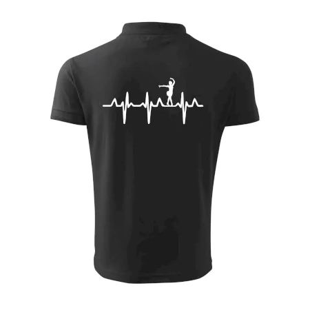 EKG tanečnice salsy