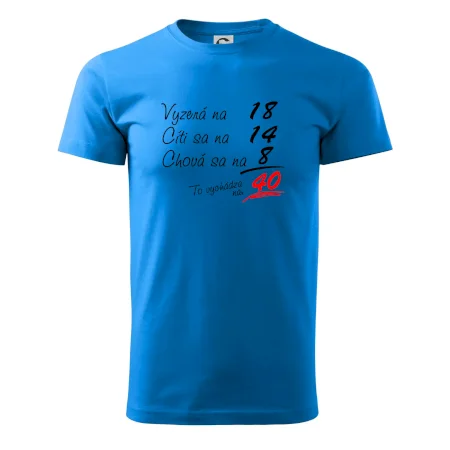 Vyzerá, cíti sa, chová sa - 40 rokov