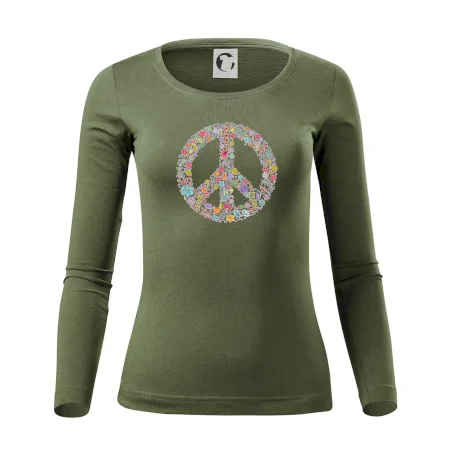 Peace symbol lístočky