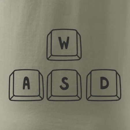 WASD klávesy - prso