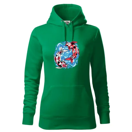 Yin & Yang Koi kapor - červený