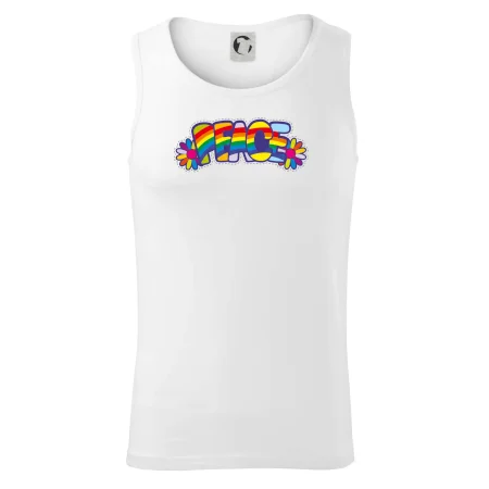 Peace nápis dúhový