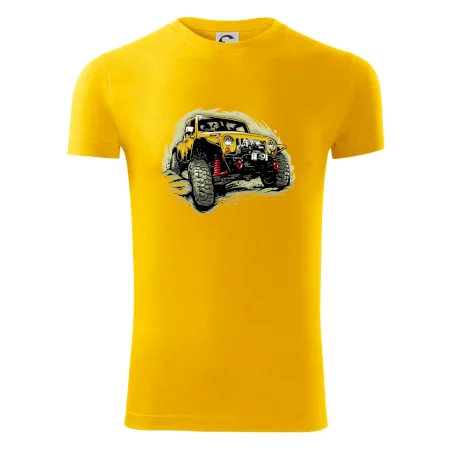 Žltý offroad s navijakom