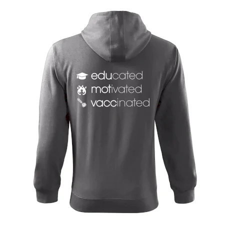 Educated motivated vaccinated