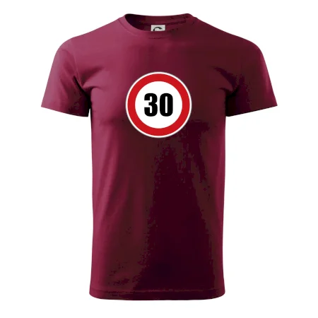 Dopravná značka - obmedzenie rýchlosti 30