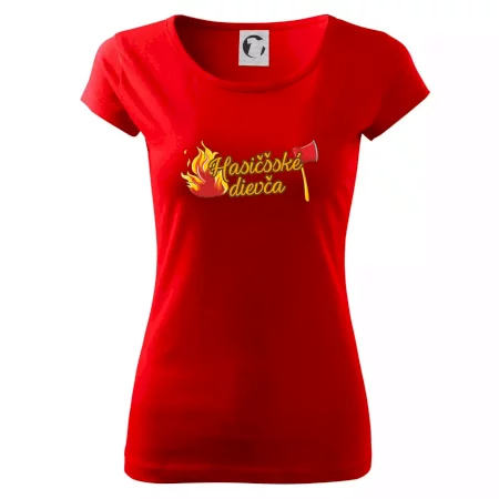 Hasičšské dievča oheň a sekera