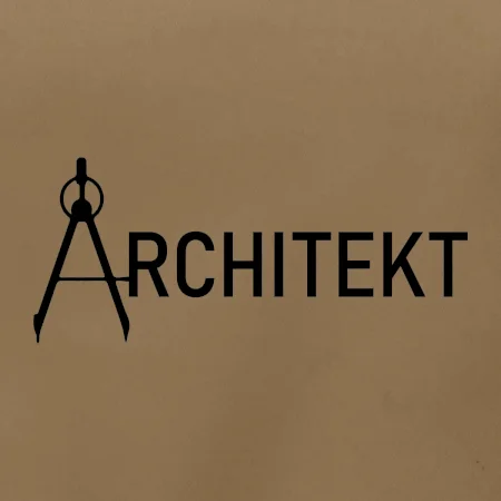 Architekt nápis