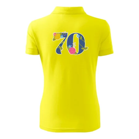 Kvetinové číslo kreslené - 70
