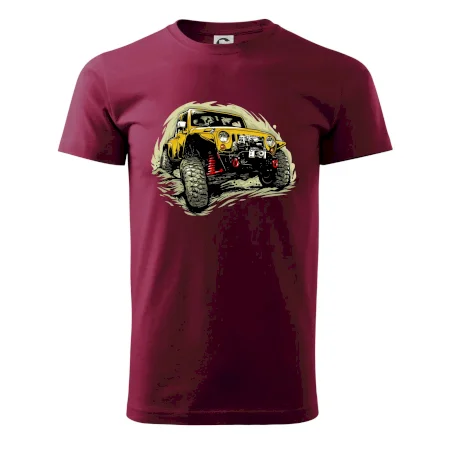 Žltý offroad s navijakom
