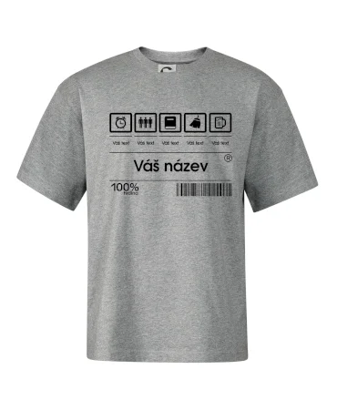 Čárový kód - Vlastní text