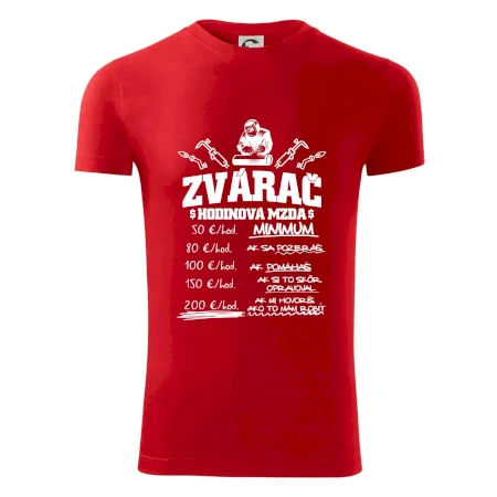 Hodinová mzda zvárač