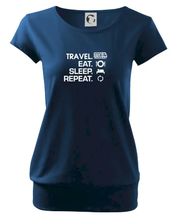Eat sleep travel - Van