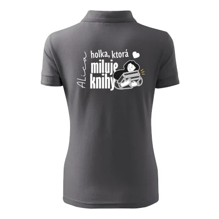 Čiernobiela holka, ktorá miluje knihy - holka - Vaše meno