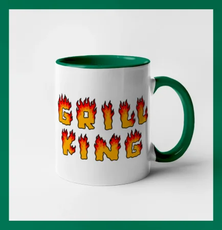 Grill King ohnivý nápis