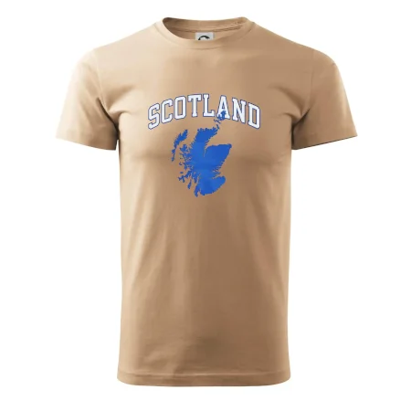 Scotland nápis s mapou