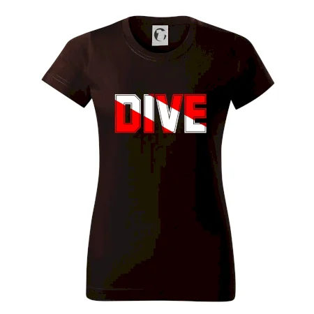 Dive nápis vlajka