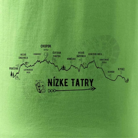 Profil kopca - Nízke Tatry