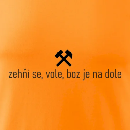 Zehňi se, vole, boz je na dole