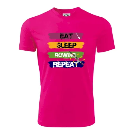 Eat sleep rowing repeat farebné