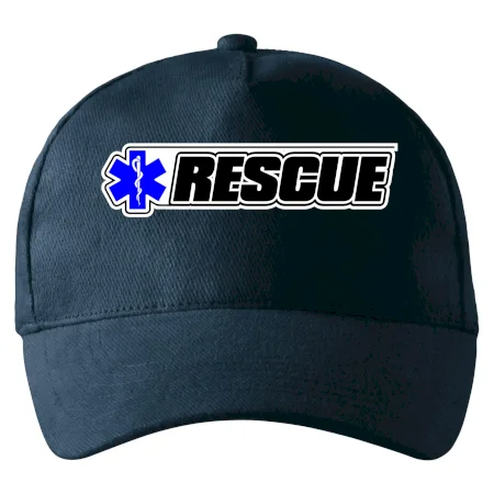 Záchranár rescue kríž modrý