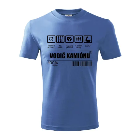 Čiarový kód - Vodič kamiónu