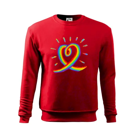 Srdce pride dúha kreslená