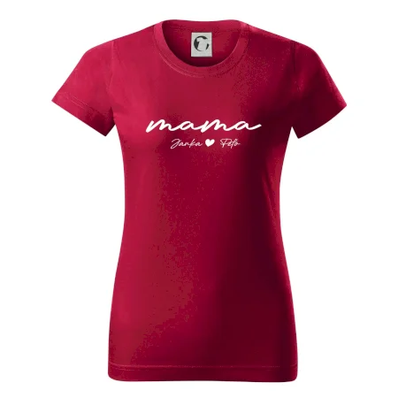 Mama - tričko menami deti písacie