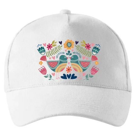 Folklór - dva farebné vtáčiky