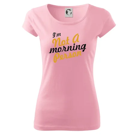 I'm not a morning person