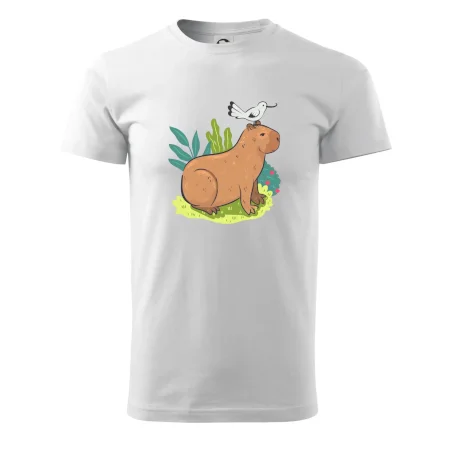 Kapybara a vtáčik