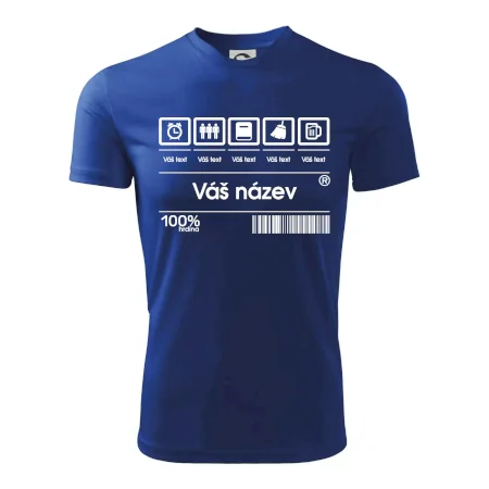 Čárový kód - Vlastní text