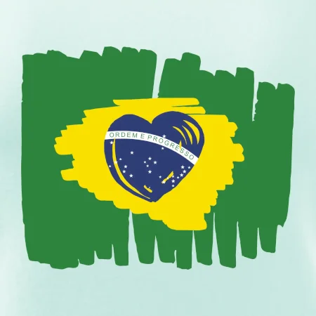 Brazília vlajka srdca
