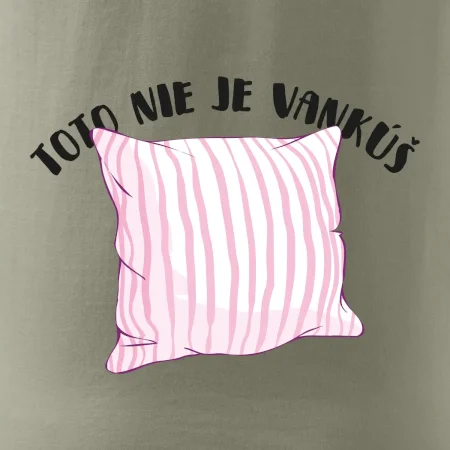 Toto nie je vankúš - ružový