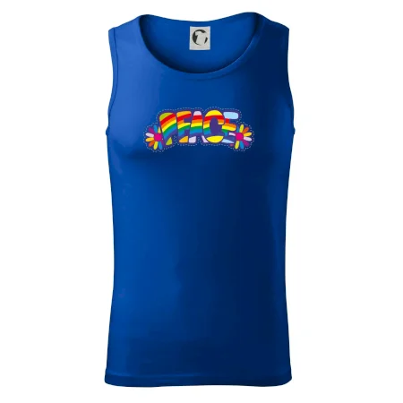 Peace nápis dúhový