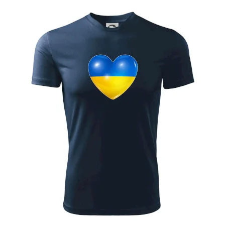 Ukrajina srdce vlajka