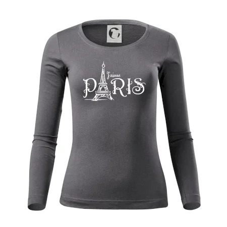 Paris nápis Eiffelovka rovný