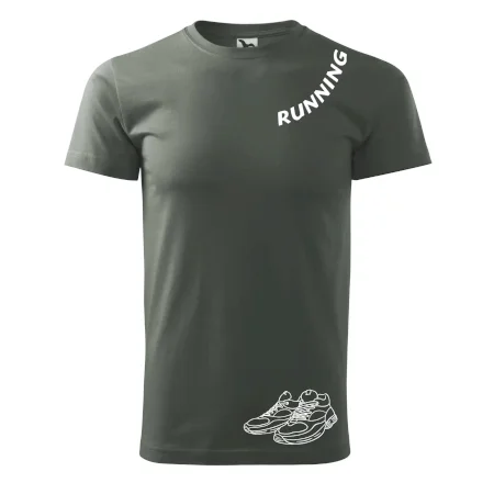 Running nápis šikmo