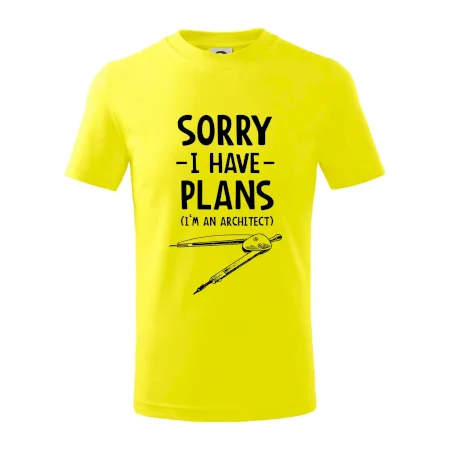 Sorry I have plans - architect