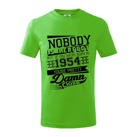 Nobody is perfect - 1954