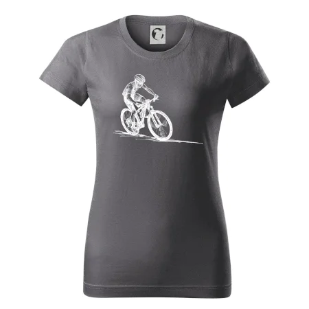 MTB kreslený cyklista