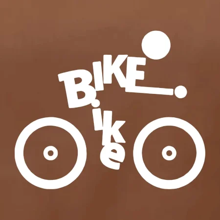 Bike nápis postava