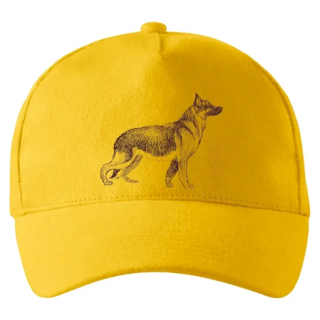 Nemecký ovčiak - kreslený skica  