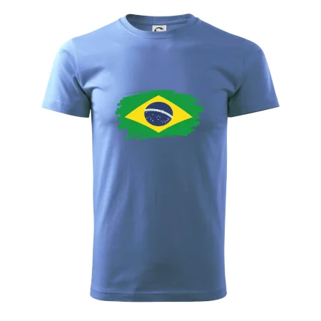 Brazília vlajka štetkou