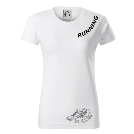 Running nápis šikmo