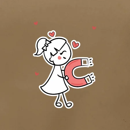 Párový motív - panáčik a magnet