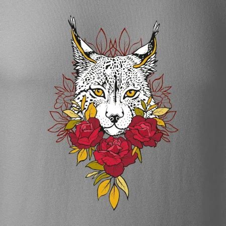 Rys s červenými ružami (Pecka design)