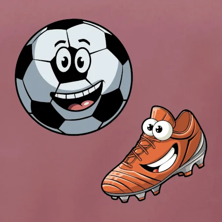 Parové tričko - Kopačka a lopta