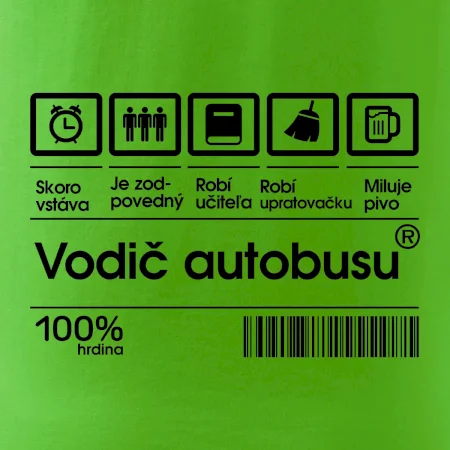 Čiarový kód - Vodič autobusu