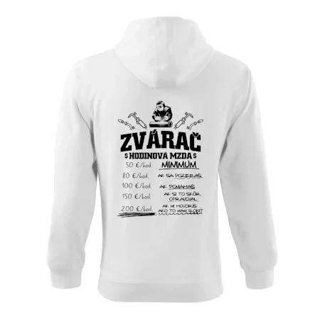 Hodinová mzda zvárač