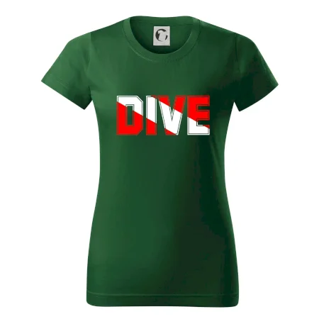 Dive nápis vlajka